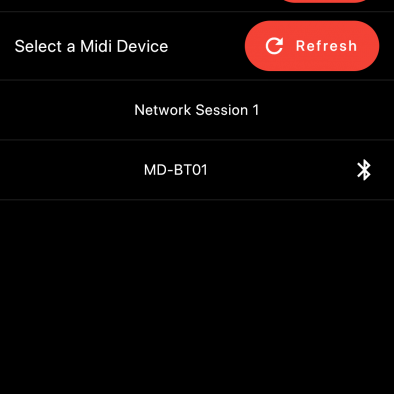 strokeOmeter settings page - Dark theme - iOS